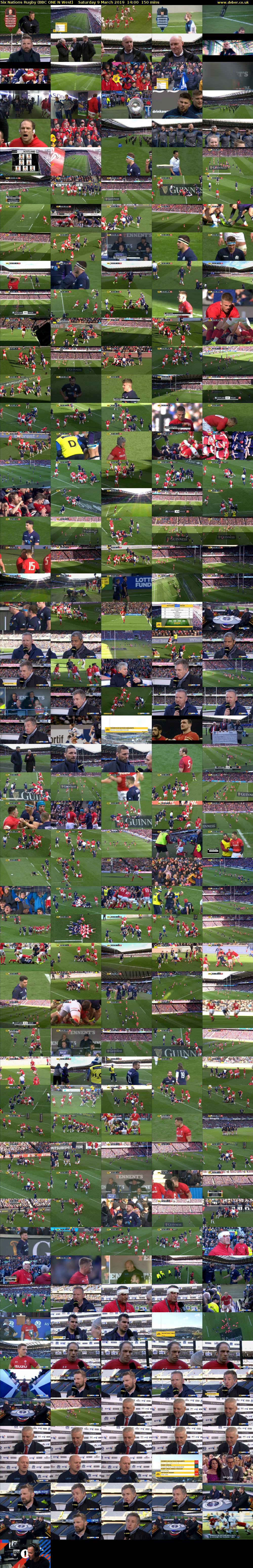 Six Nations Rugby (BBC ONE N West) Saturday 9 March 2019 14:00 - 16:30