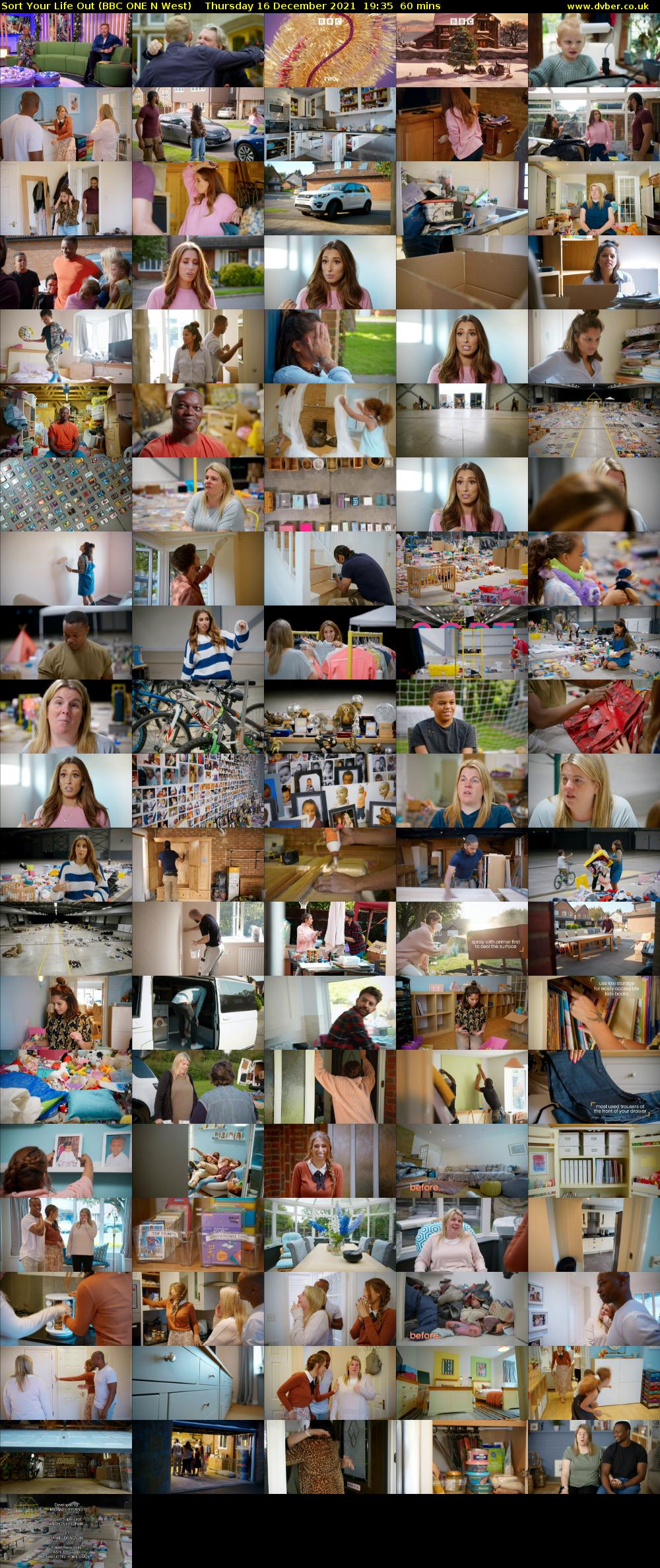 Sort Your Life Out (BBC ONE N West) Thursday 16 December 2021 19:35 - 20:35