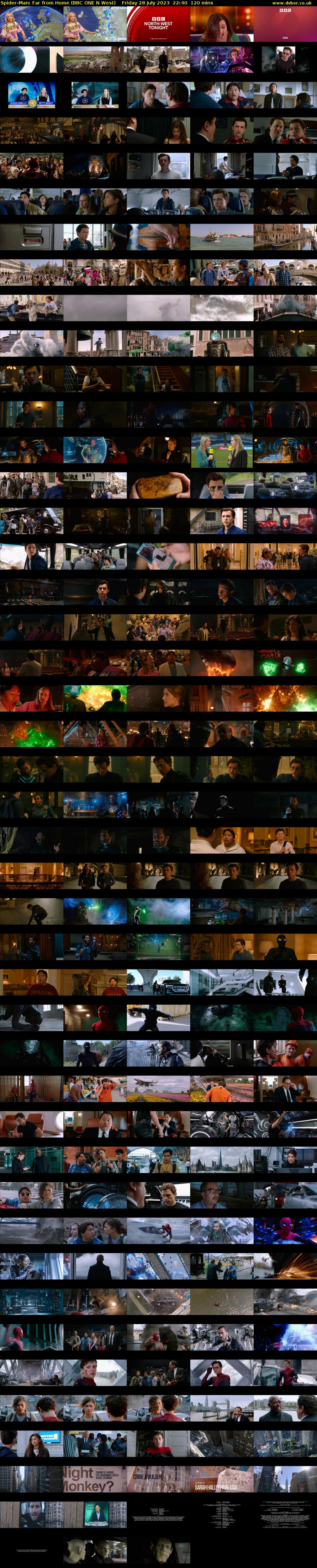 Spider-Man: Far from Home (BBC ONE N West) Friday 28 July 2023 22:40 - 00:40