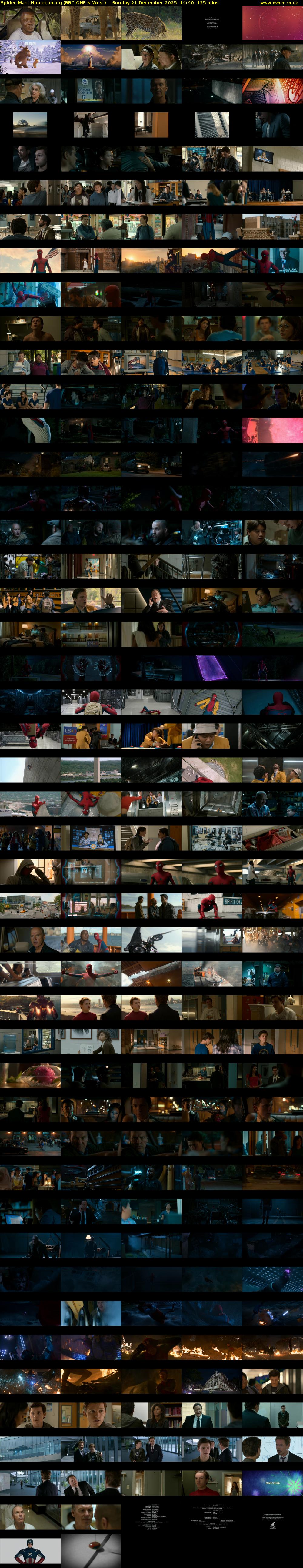 Spider-Man: Homecoming (BBC ONE N West) Sunday 21 December 2025 14:40 - 16:45