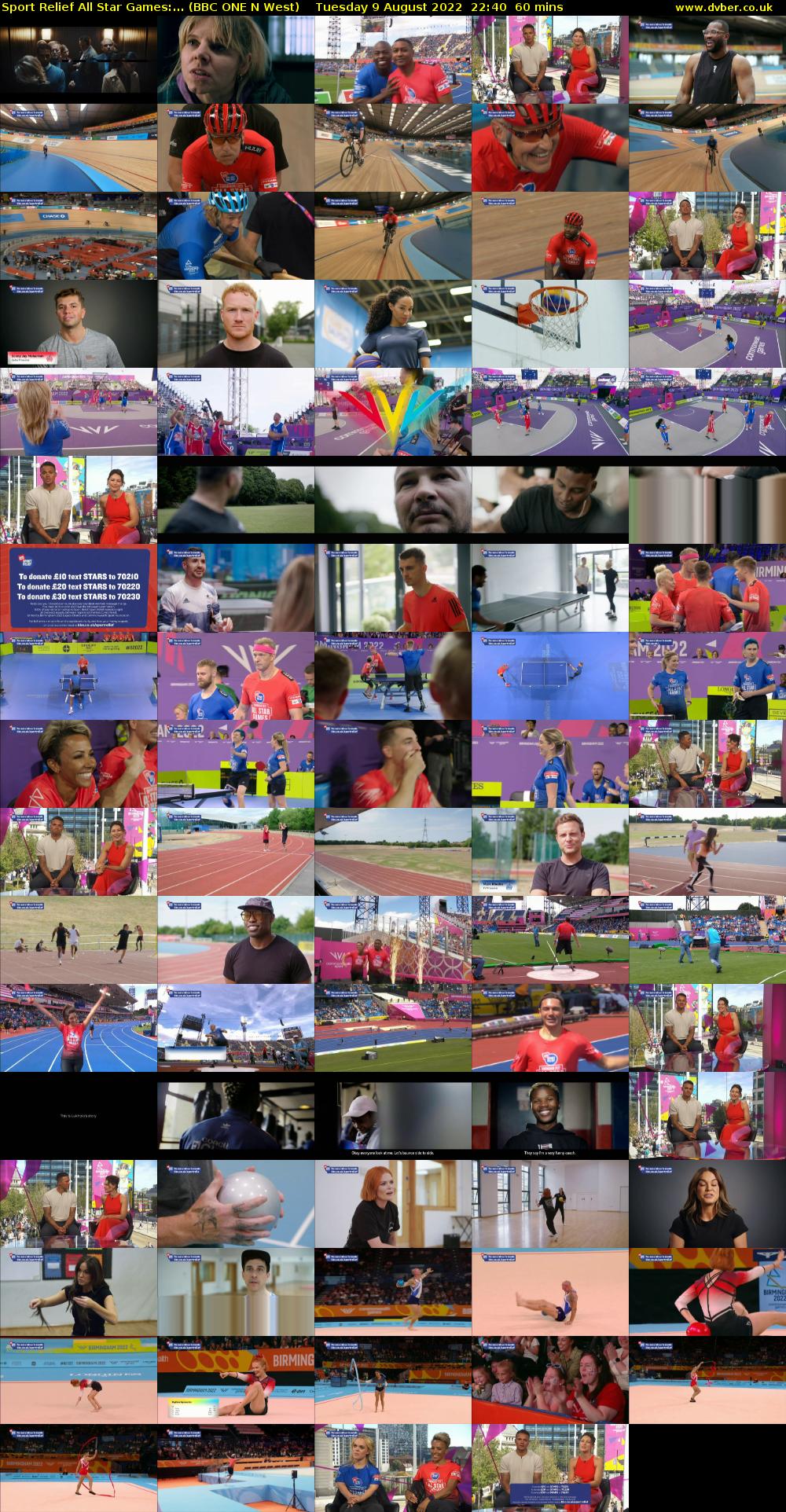Sport Relief All Star Games:... (BBC ONE N West) Tuesday 9 August 2022 22:40 - 23:40
