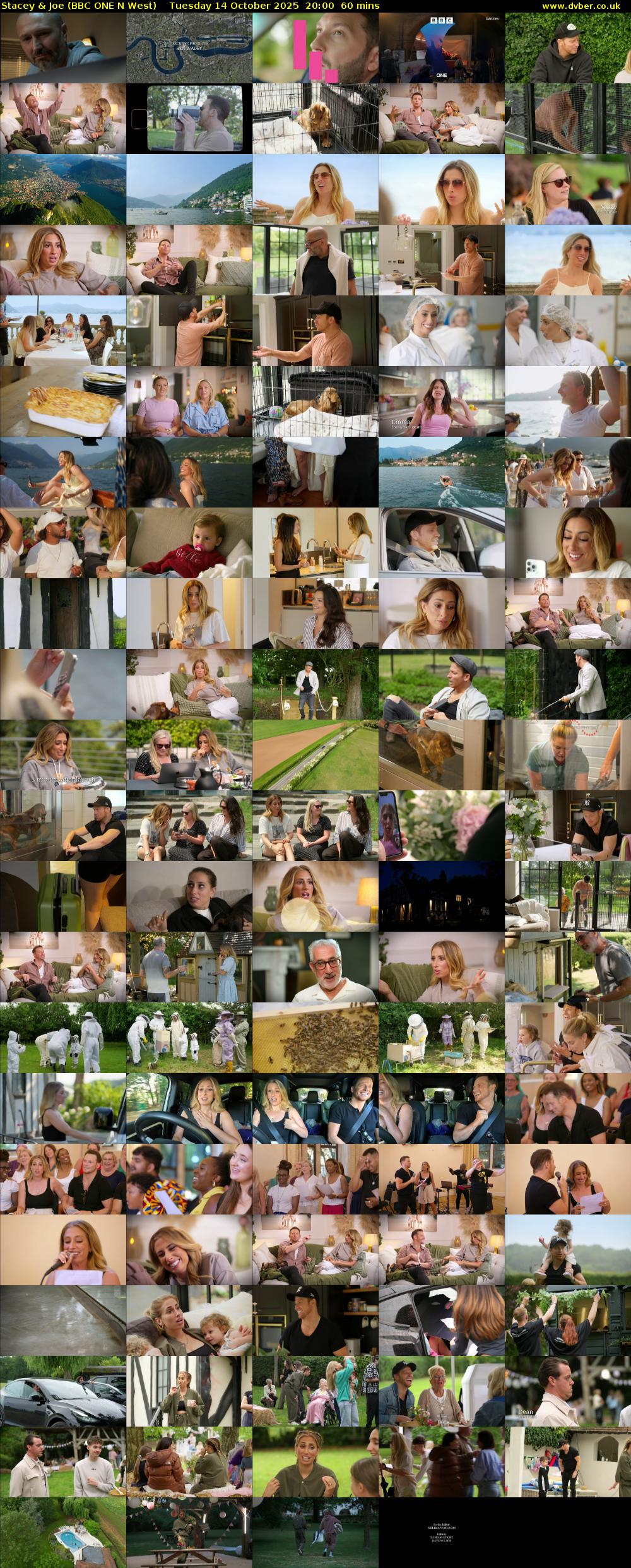 Stacey & Joe (BBC ONE N West) Tuesday 14 October 2025 20:00 - 21:00