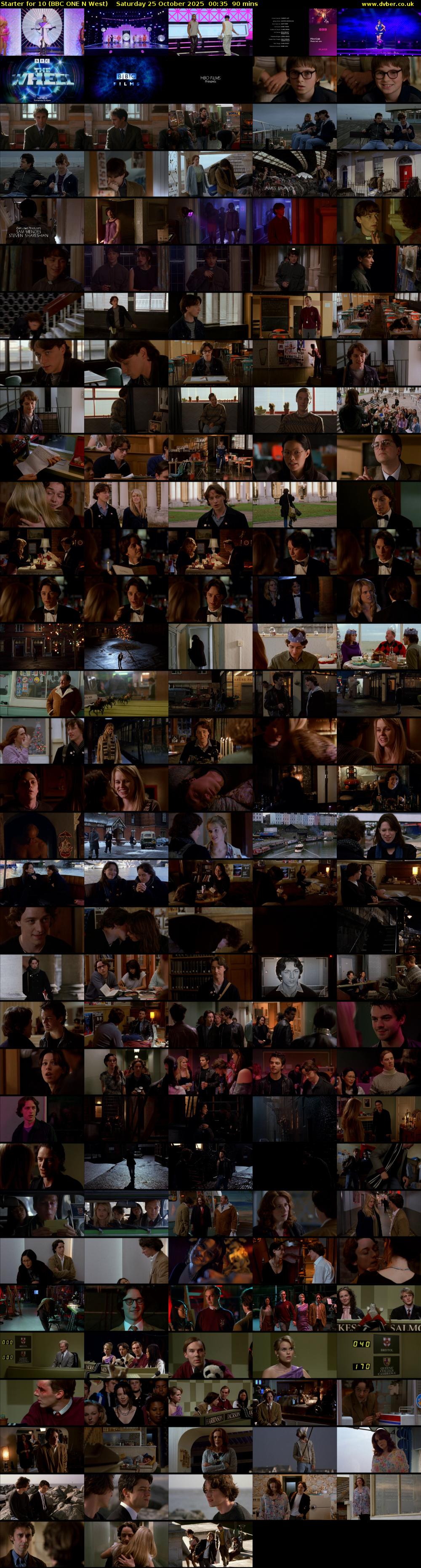 Starter for 10 (BBC ONE N West) Saturday 25 October 2025 00:35 - 02:05