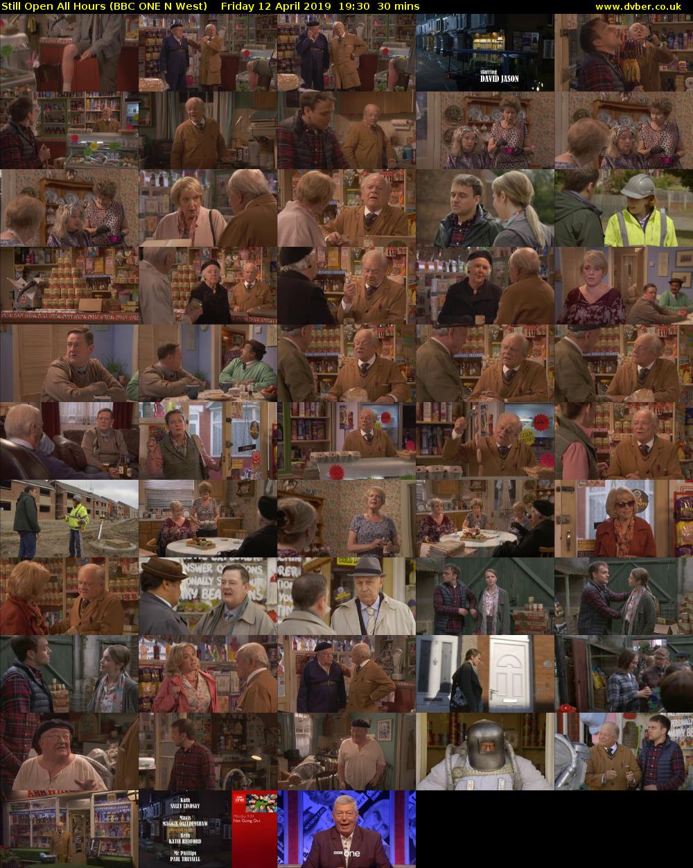 Still Open All Hours (BBC ONE N West) Friday 12 April 2019 19:30 - 20:00