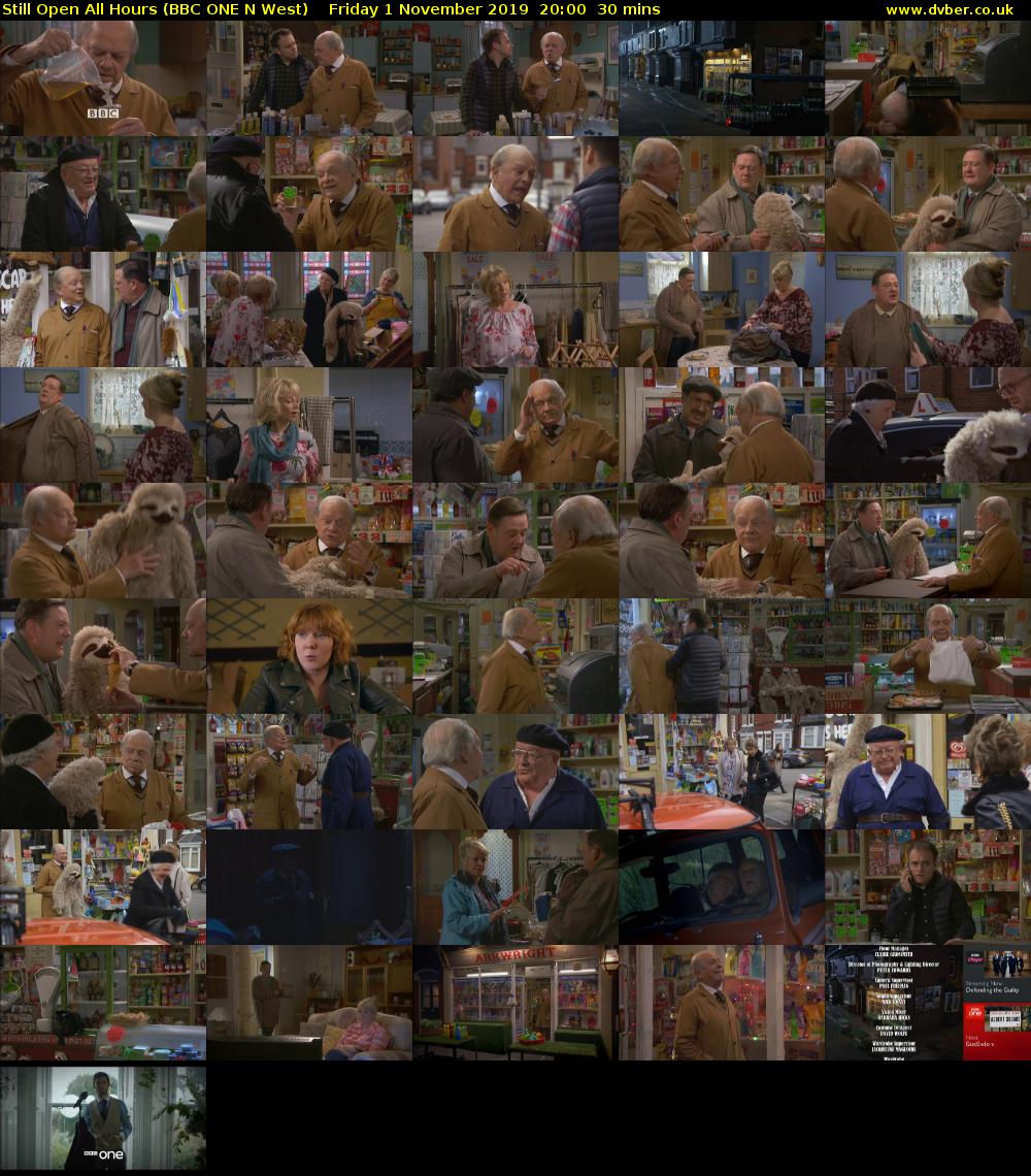 Still Open All Hours (BBC ONE N West) Friday 1 November 2019 20:00 - 20:30