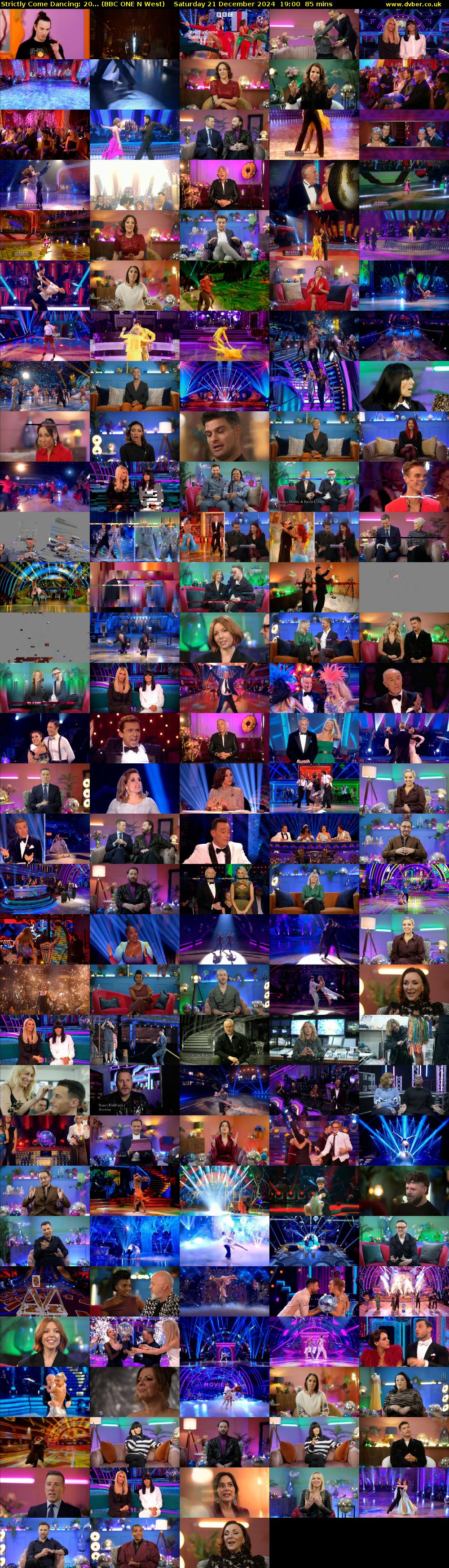 Strictly Come Dancing: 20... (BBC ONE N West) Saturday 21 December 2024 19:00 - 20:25