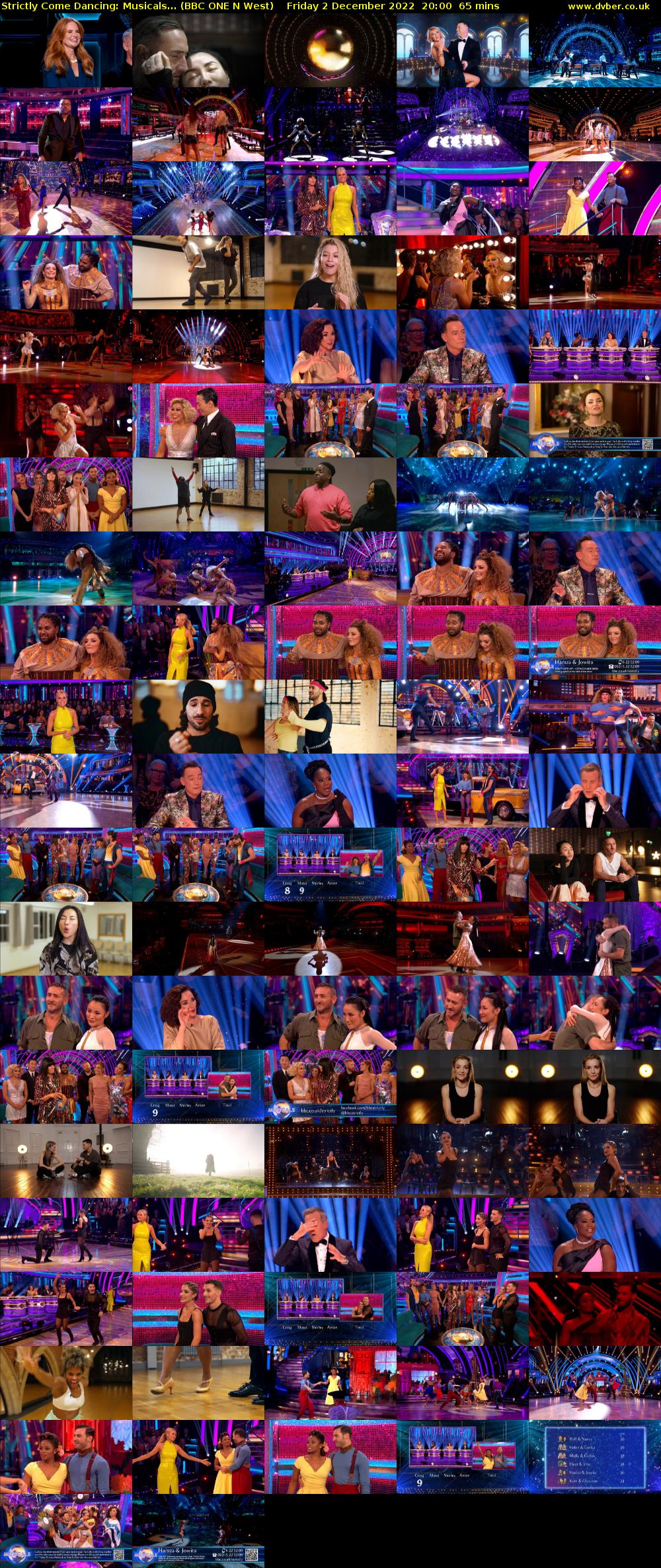 Strictly Come Dancing: Musicals... (BBC ONE N West) Friday 2 December 2022 20:00 - 21:05