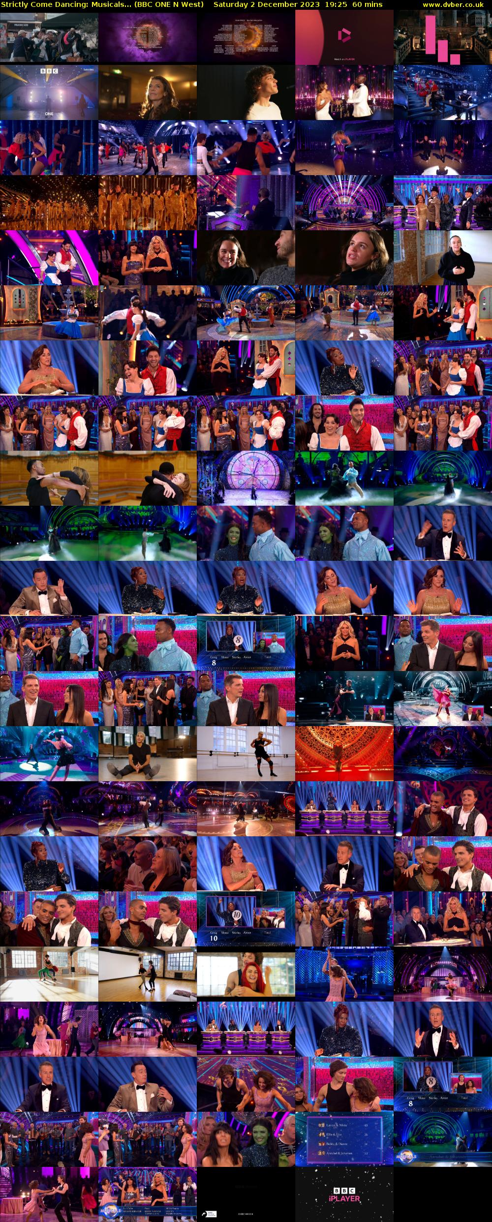 Strictly Come Dancing: Musicals... (BBC ONE N West) Saturday 2 December 2023 19:25 - 20:25