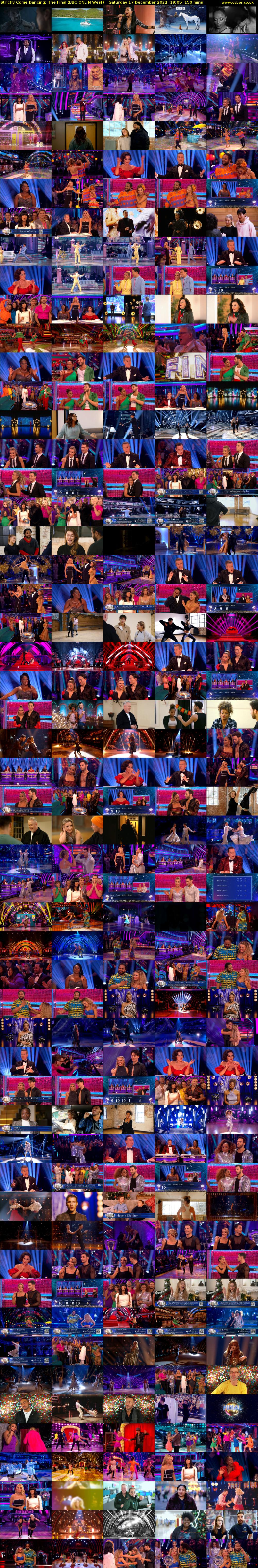 Strictly Come Dancing: The Final (BBC ONE N West) Saturday 17 December 2022 19:05 - 21:35
