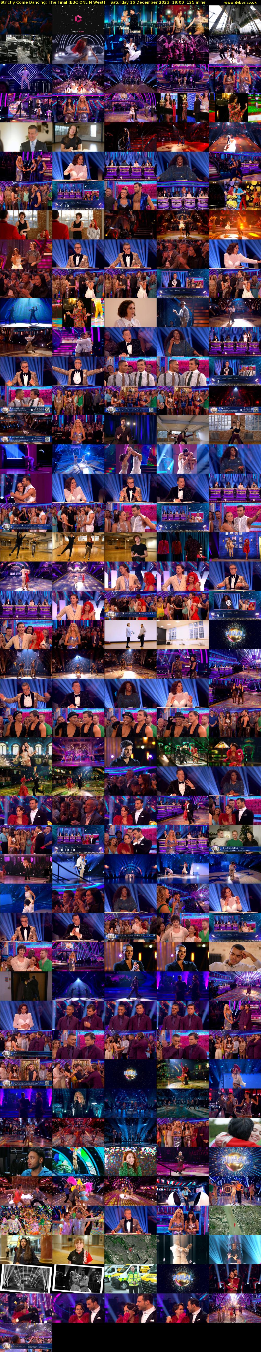 Strictly Come Dancing: The Final (BBC ONE N West) Saturday 16 December 2023 19:00 - 21:05