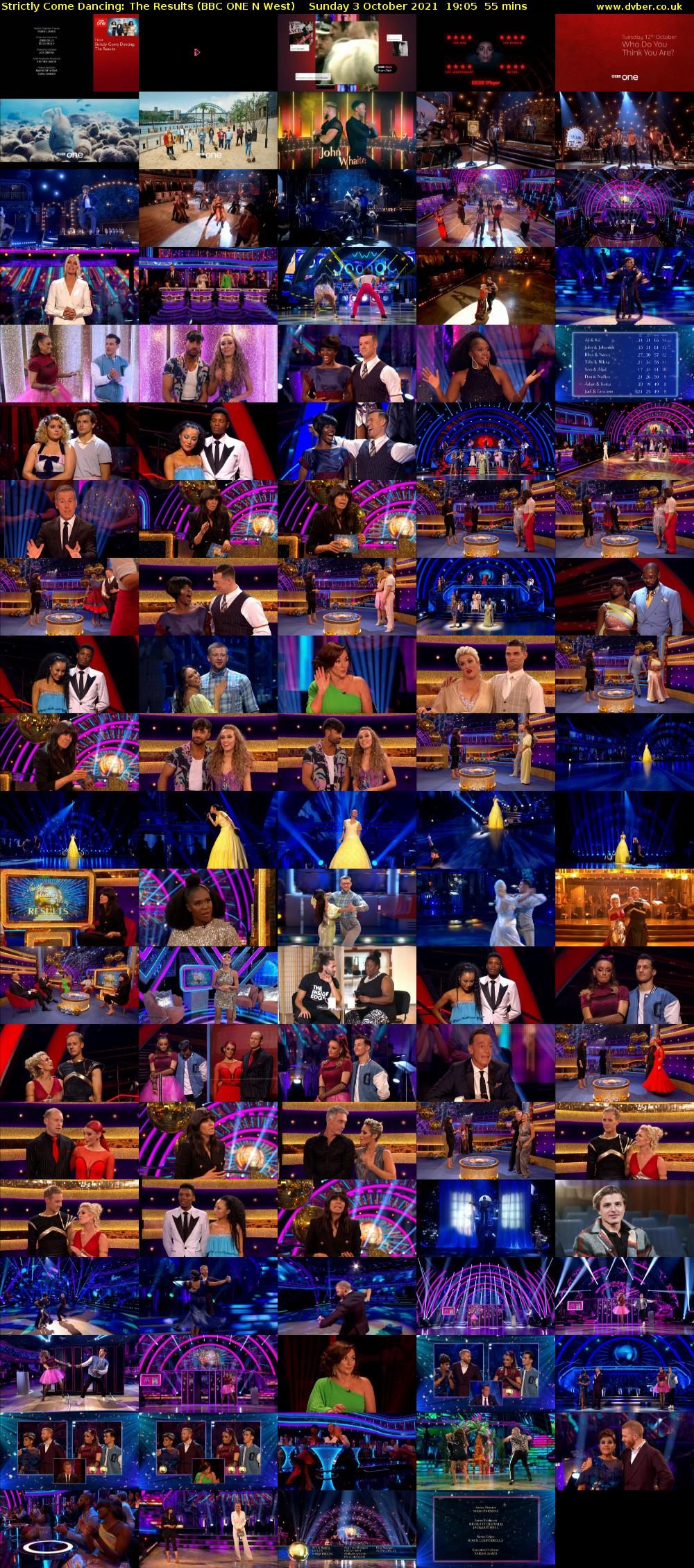 Strictly Come Dancing: The Results (BBC ONE N West) Sunday 3 October 2021 19:05 - 20:00