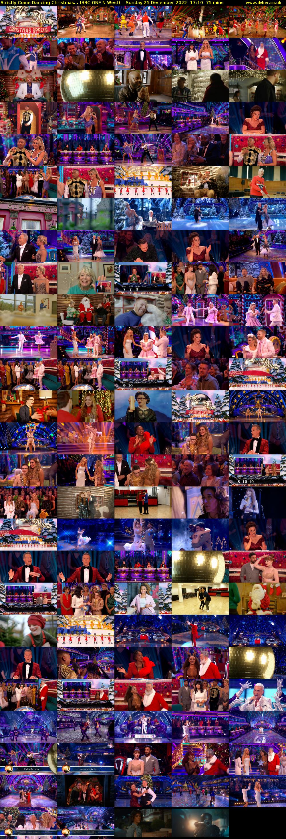 Strictly Come Dancing Christmas... (BBC ONE N West) Sunday 25 December 2022 17:10 - 18:25