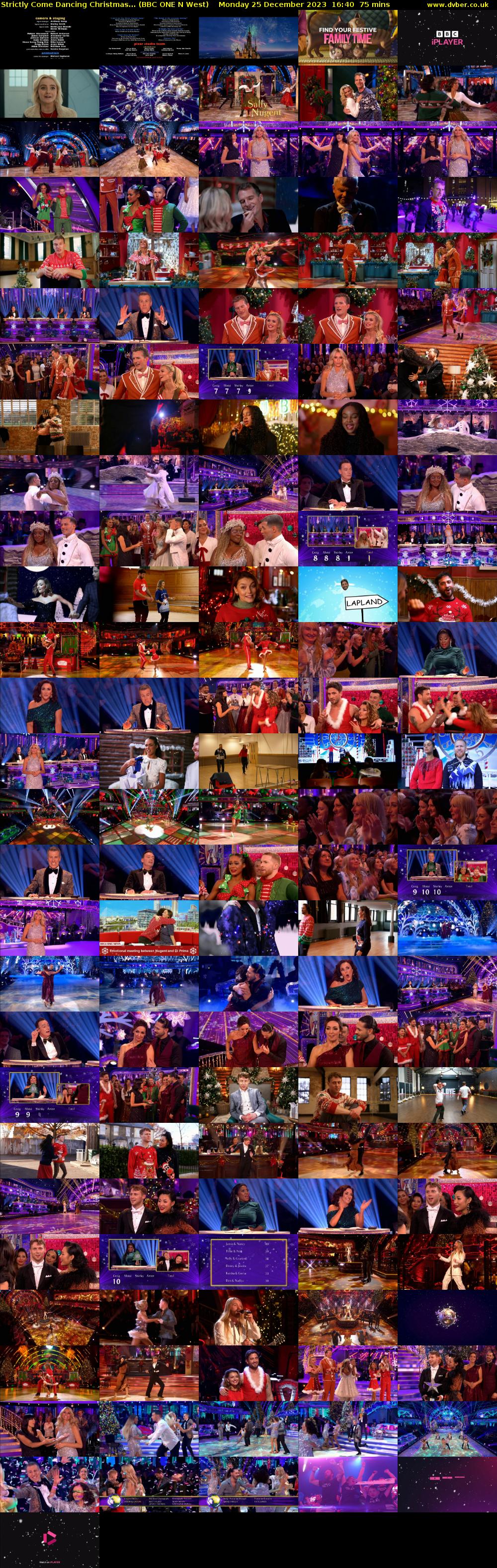 Strictly Come Dancing Christmas... (BBC ONE N West) Monday 25 December 2023 16:40 - 17:55