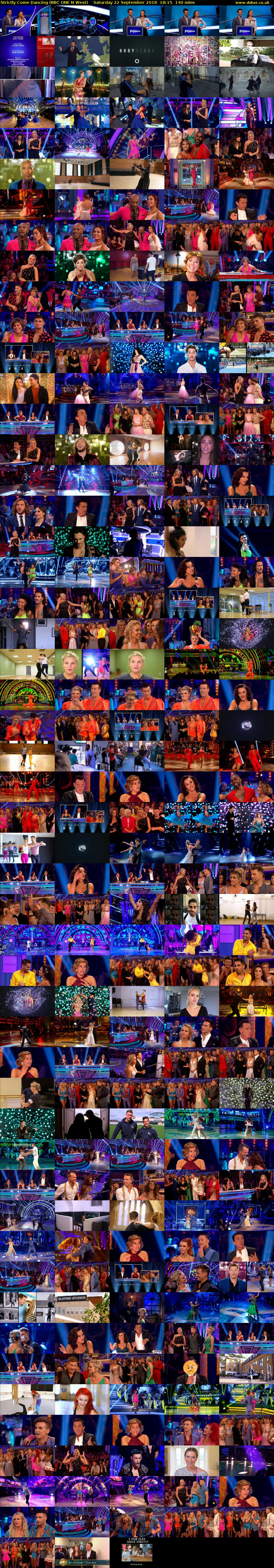 Strictly Come Dancing (BBC ONE N West) Saturday 22 September 2018 18:15 - 20:35