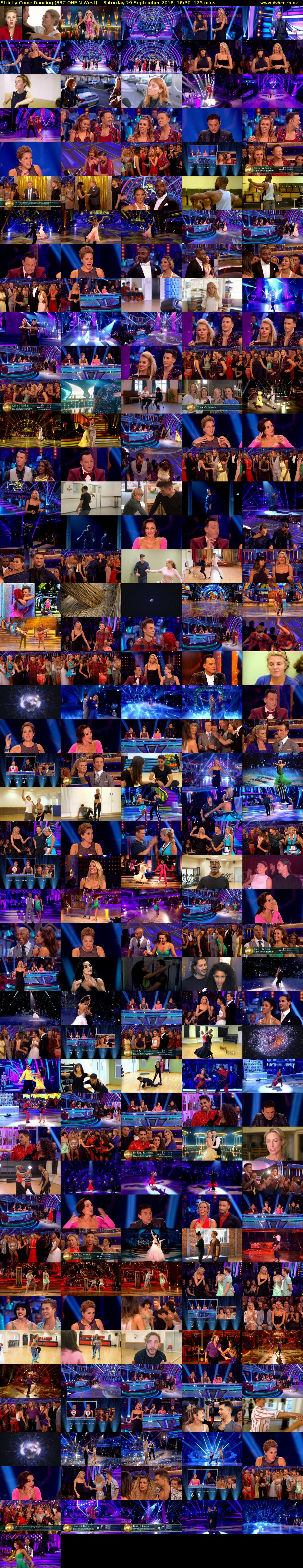 Strictly Come Dancing (BBC ONE N West) Saturday 29 September 2018 18:30 - 20:35