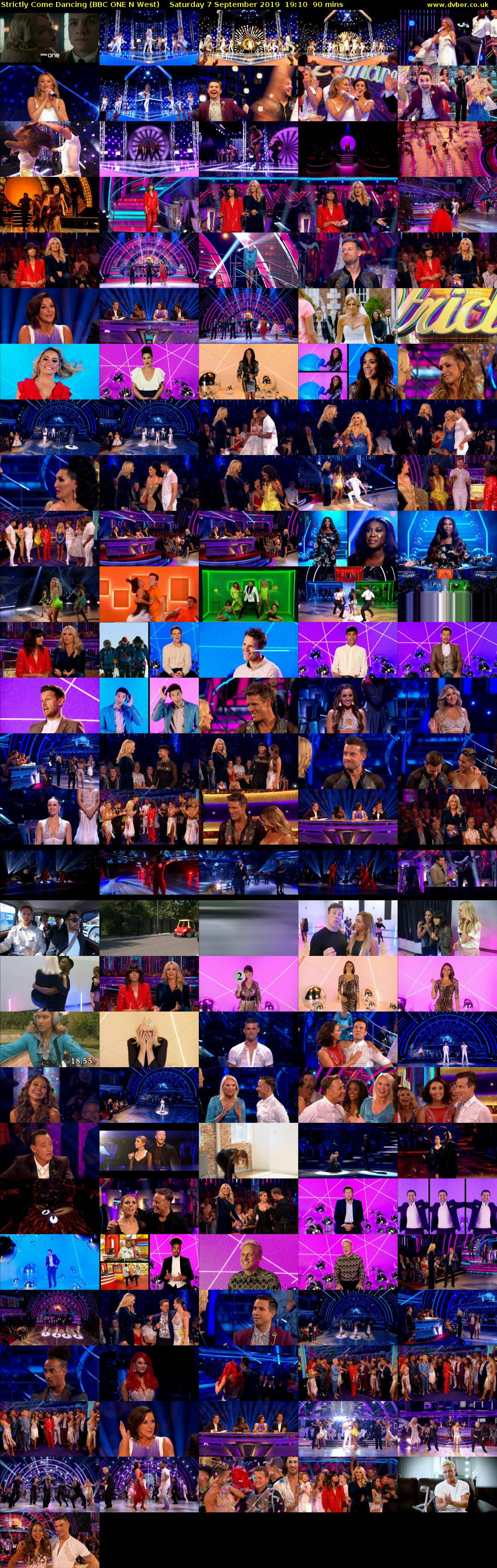 Strictly Come Dancing (BBC ONE N West) Saturday 7 September 2019 19:10 - 20:40