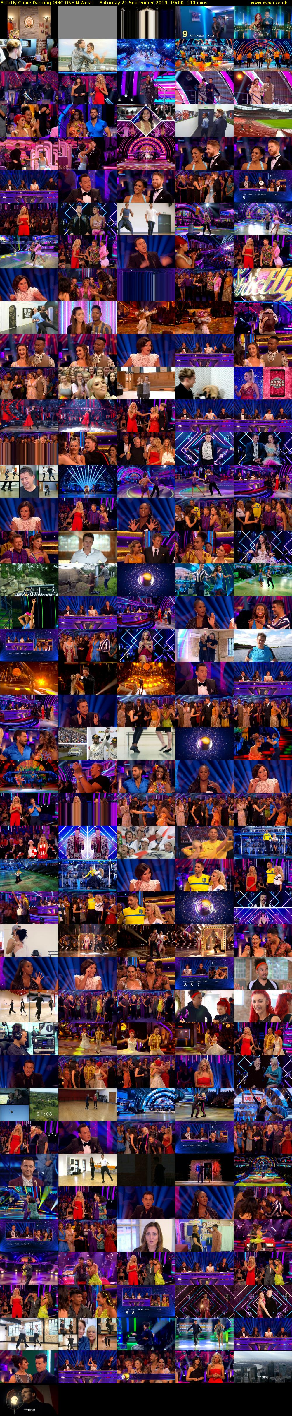 Strictly Come Dancing (BBC ONE N West) Saturday 21 September 2019 19:00 - 21:20