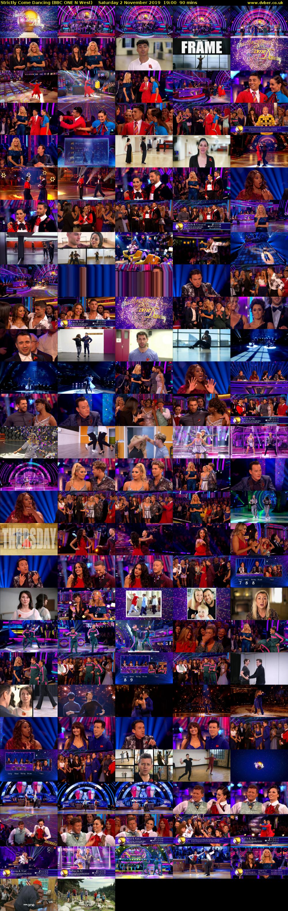 Strictly Come Dancing (BBC ONE N West) Saturday 2 November 2019 19:00 - 20:30