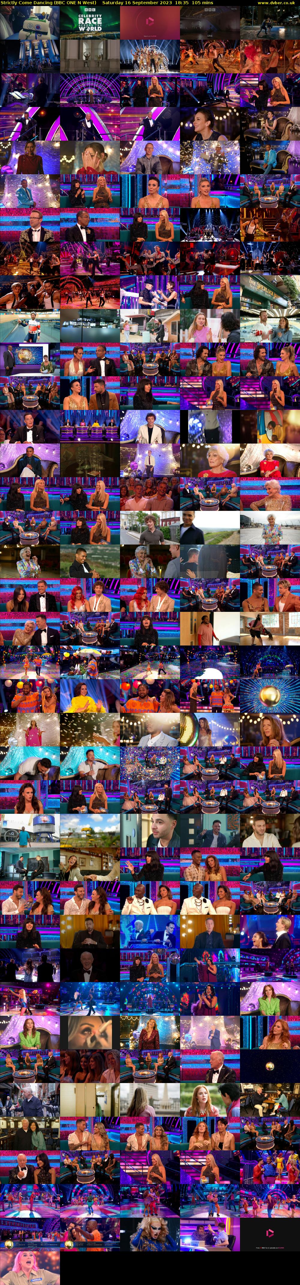 Strictly Come Dancing (BBC ONE N West) Saturday 16 September 2023 18:35 - 20:20