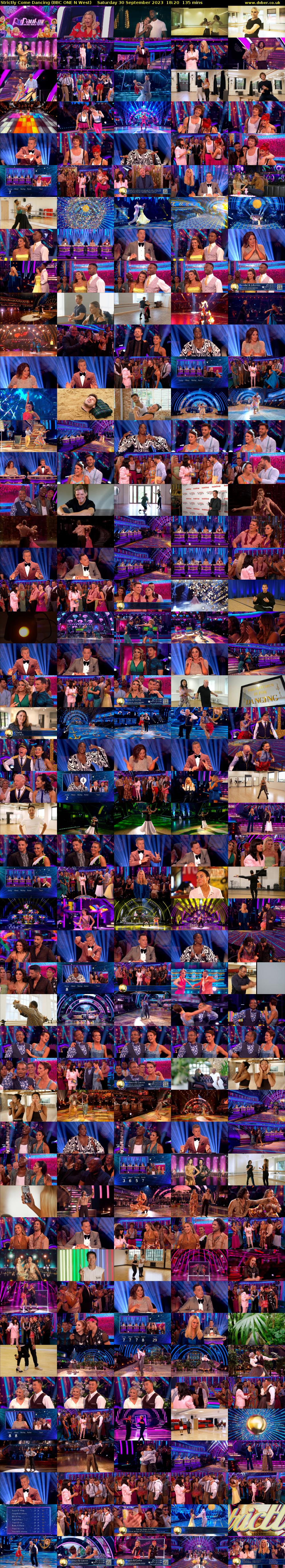 Strictly Come Dancing (BBC ONE N West) Saturday 30 September 2023 18:20 - 20:35