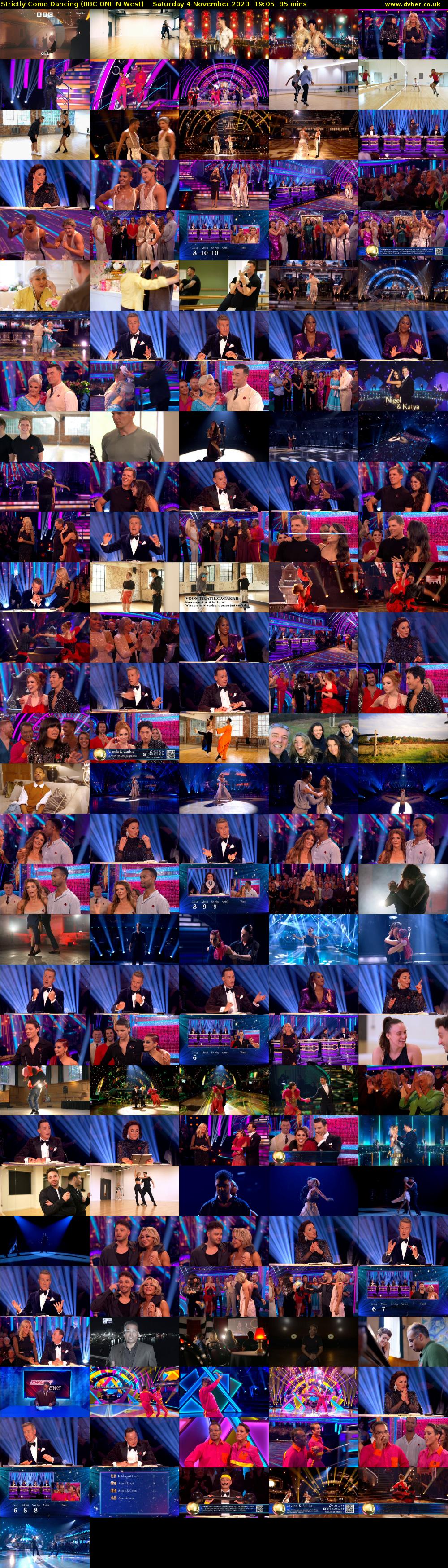 Strictly Come Dancing (BBC ONE N West) Saturday 4 November 2023 19:05 - 20:30