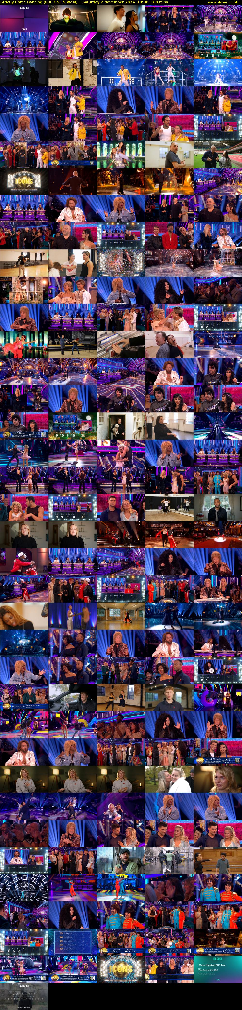 Strictly Come Dancing (BBC ONE N West) Saturday 2 November 2024 18:30 - 20:10