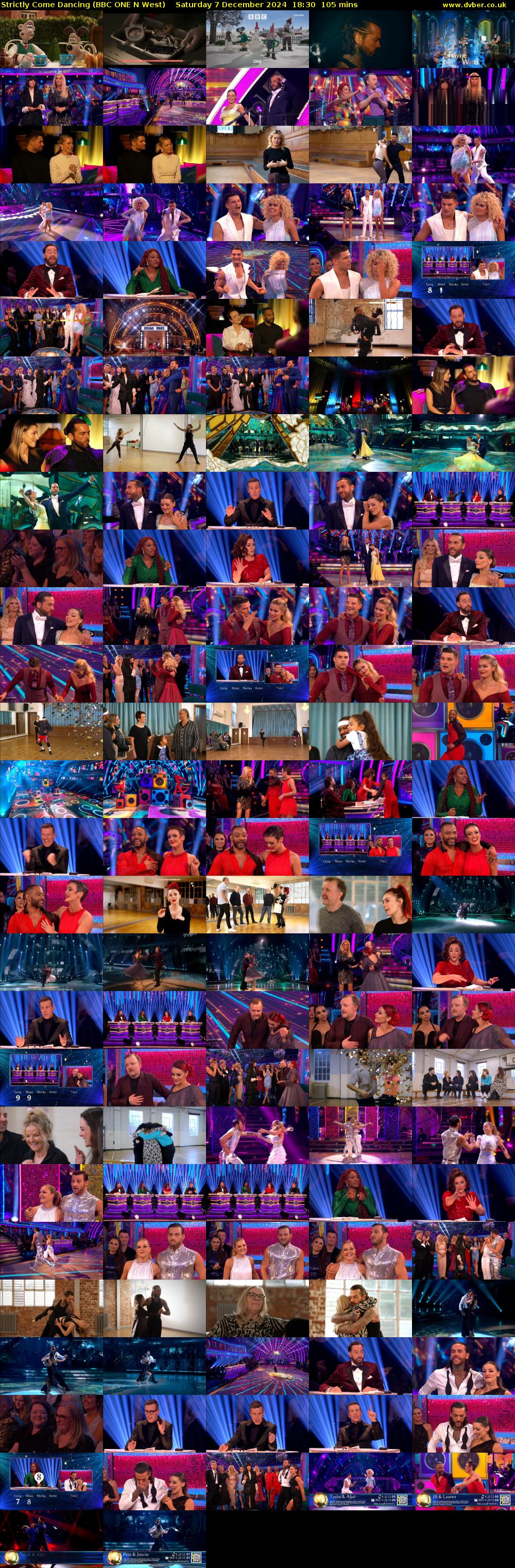 Strictly Come Dancing (BBC ONE N West) Saturday 7 December 2024 18:30 - 20:15
