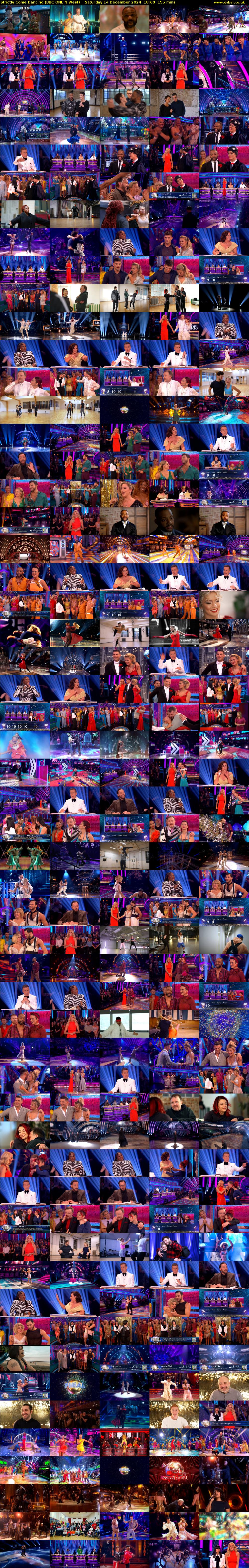 Strictly Come Dancing (BBC ONE N West) Saturday 14 December 2024 18:00 - 20:35