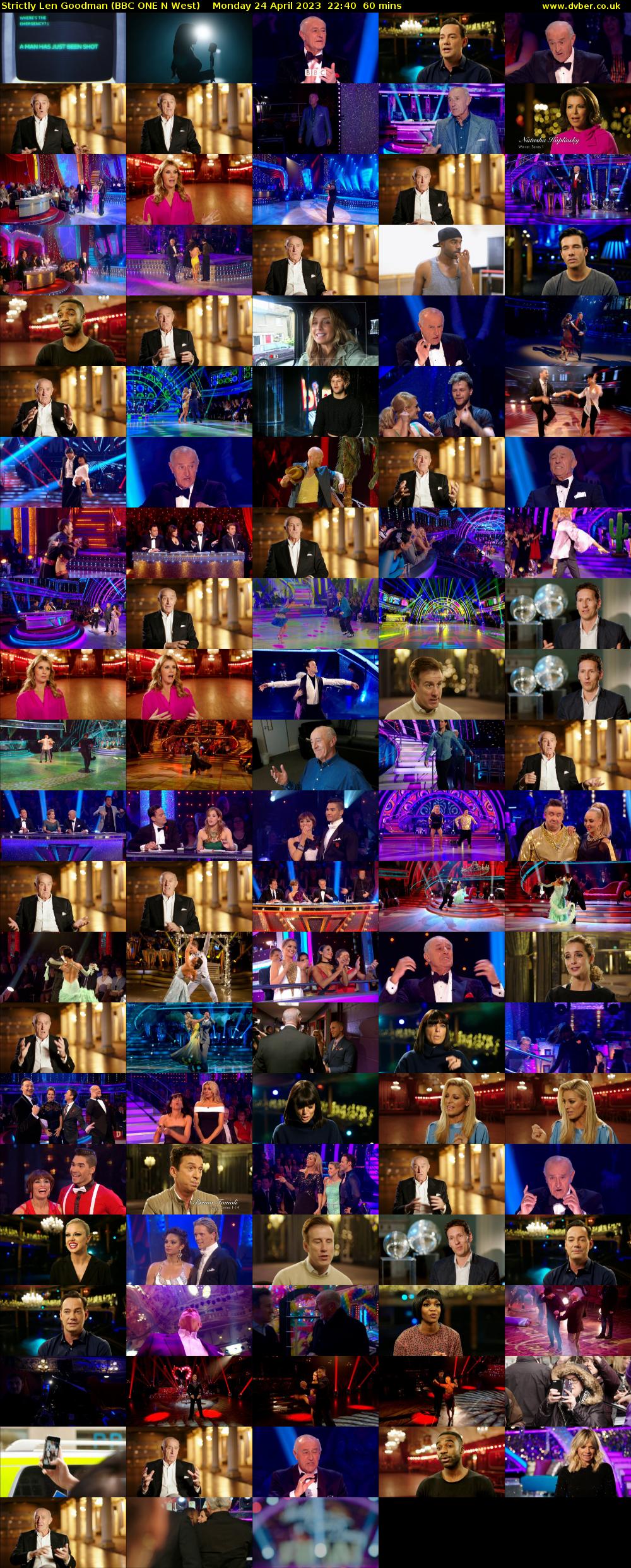 Strictly Len Goodman (BBC ONE N West) Monday 24 April 2023 22:40 - 23:40