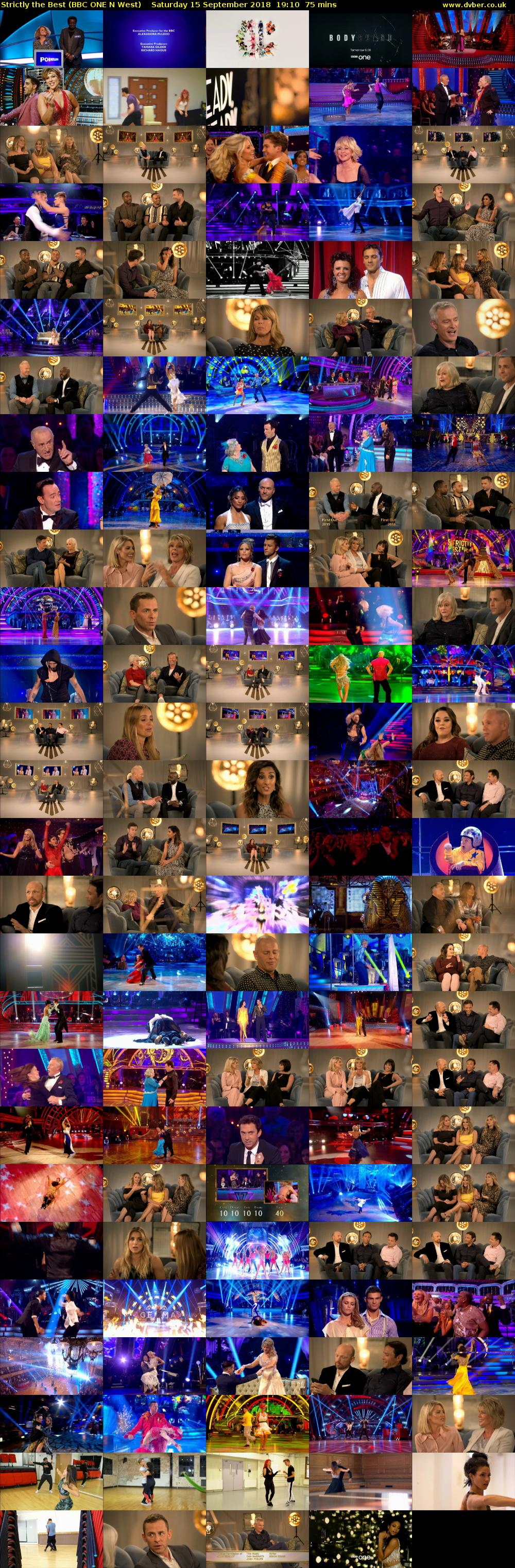 Strictly the Best (BBC ONE N West) Saturday 15 September 2018 19:10 - 20:25