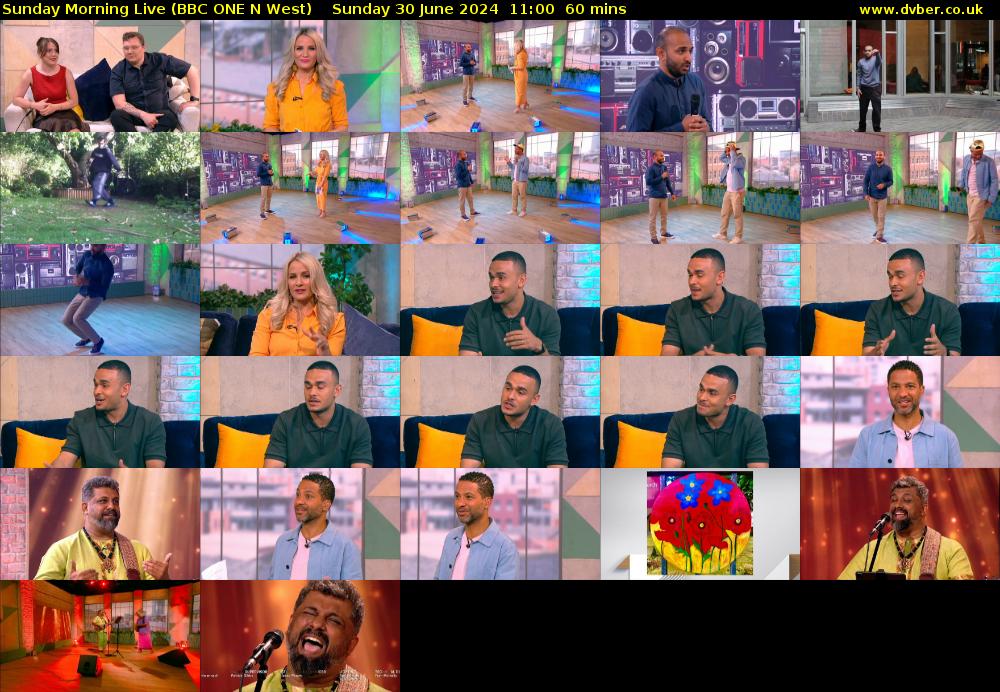 Sunday Morning Live (BBC ONE N West) Sunday 30 June 2024 11:00 - 12:00