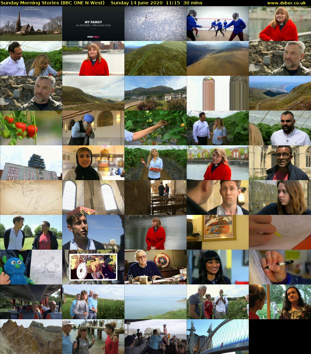 Sunday Morning Stories (BBC ONE N West) Sunday 14 June 2020 11:15 - 11:45