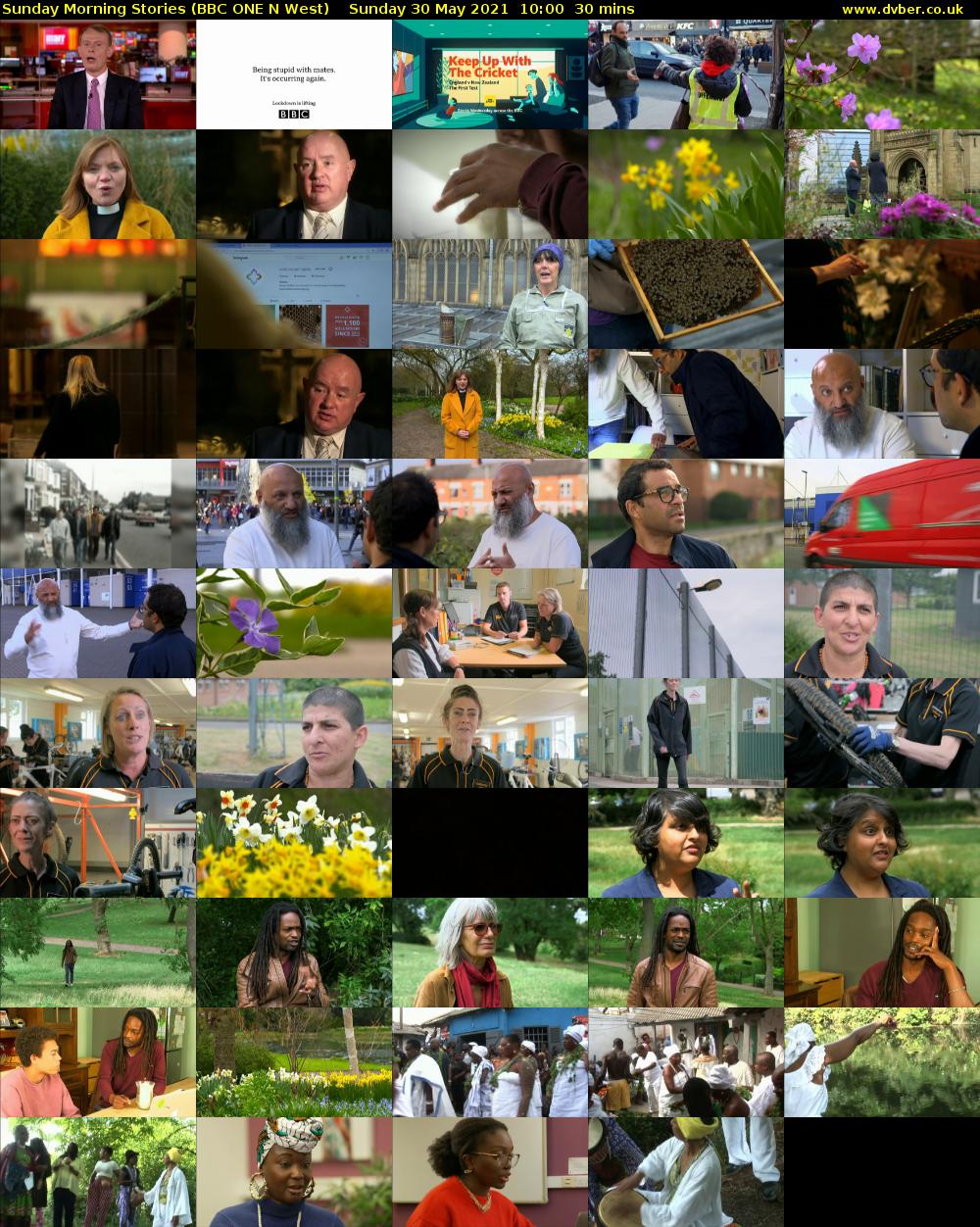 Sunday Morning Stories (BBC ONE N West) Sunday 30 May 2021 10:00 - 10:30