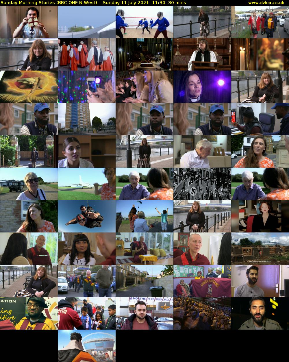 Sunday Morning Stories (BBC ONE N West) Sunday 11 July 2021 11:30 - 12:00