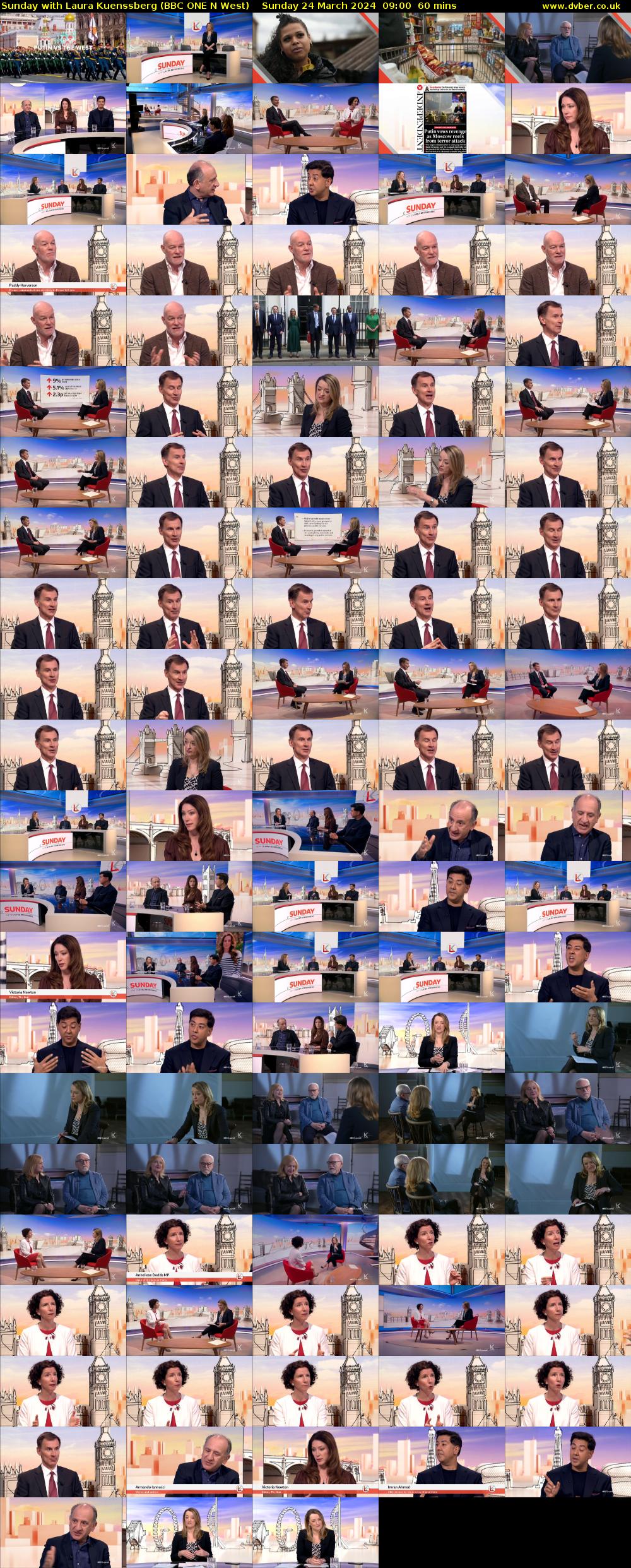 Sunday with Laura Kuenssberg (BBC ONE N West) Sunday 24 March 2024 09:00 - 10:00