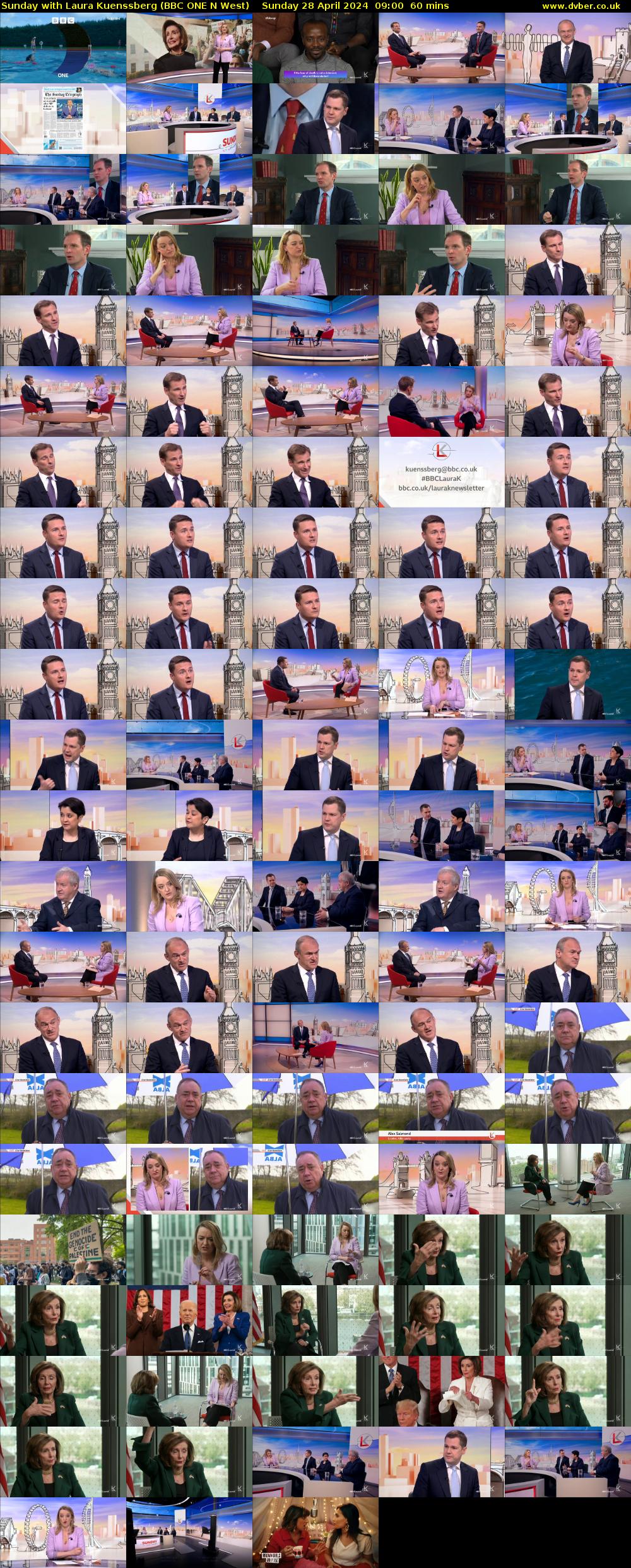 Sunday with Laura Kuenssberg (BBC ONE N West) Sunday 28 April 2024 09:00 - 10:00