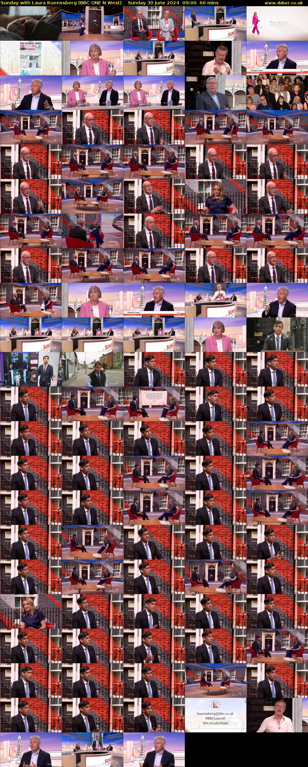Sunday with Laura Kuenssberg (BBC ONE N West) Sunday 30 June 2024 09:00 - 10:00