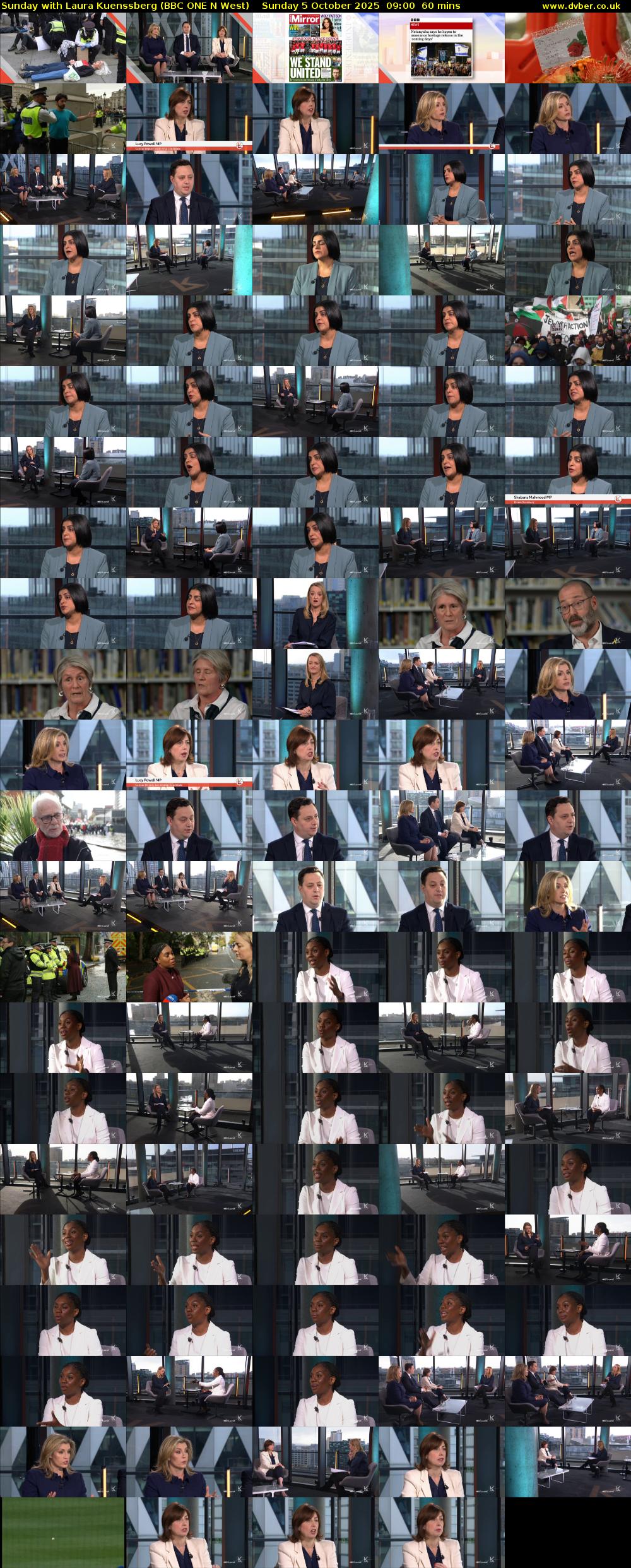 Sunday with Laura Kuenssberg (BBC ONE N West) Sunday 5 October 2025 09:00 - 10:00