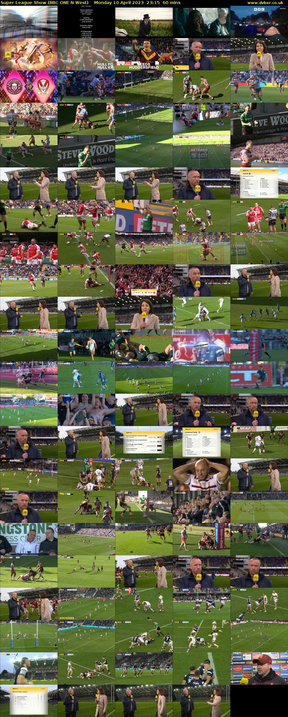 Super League Show (BBC ONE N West) Monday 10 April 2023 23:15 - 00:15