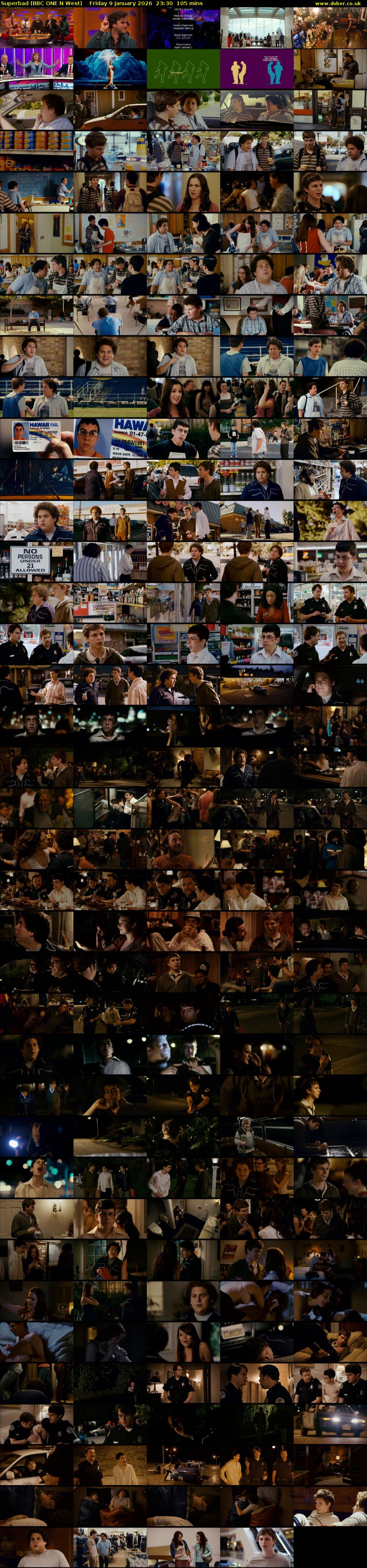 Superbad (BBC ONE N West) Friday 9 January 2026 23:30 - 01:15