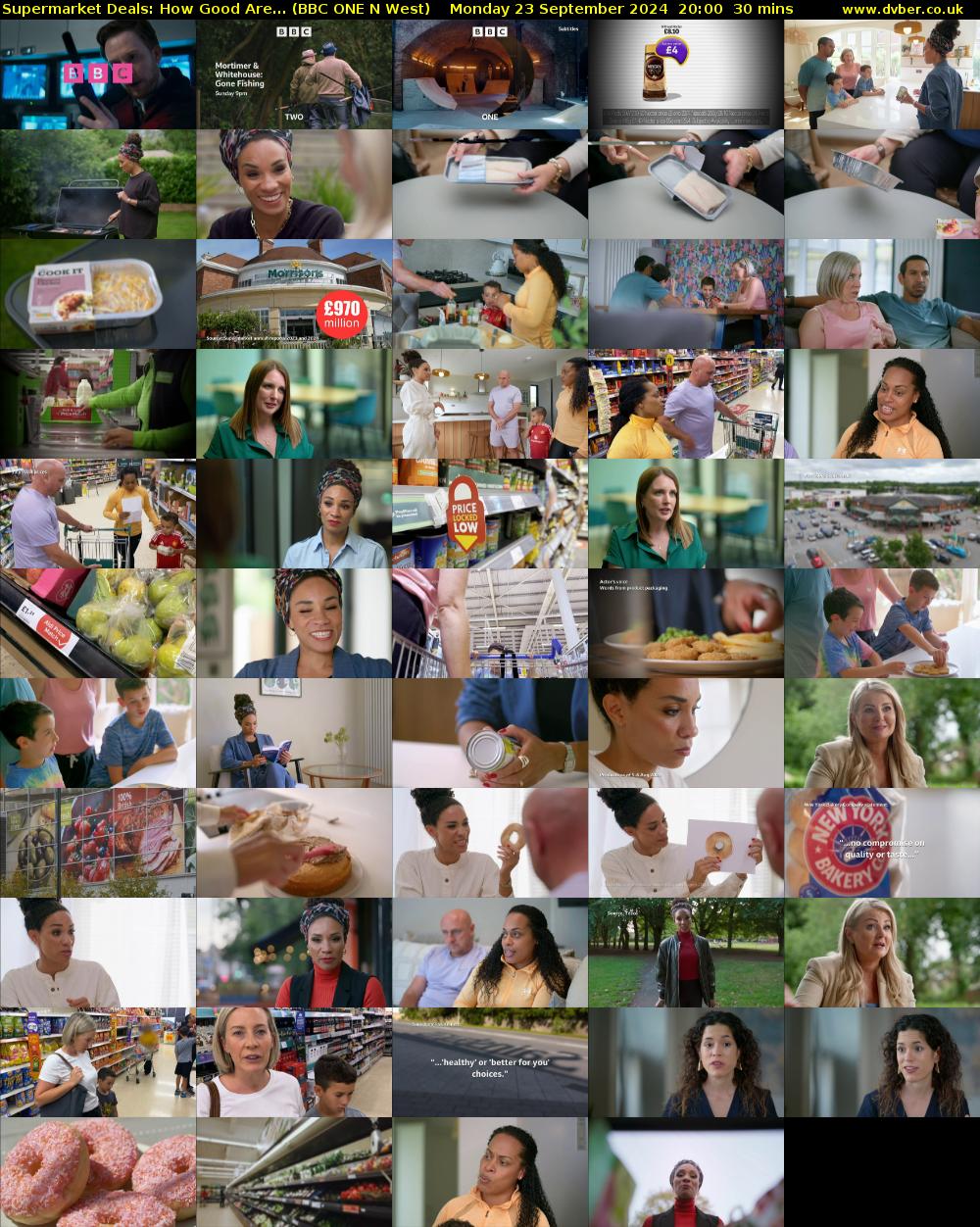 Supermarket Deals: How Good Are... (BBC ONE N West) Monday 23 September 2024 20:00 - 20:30
