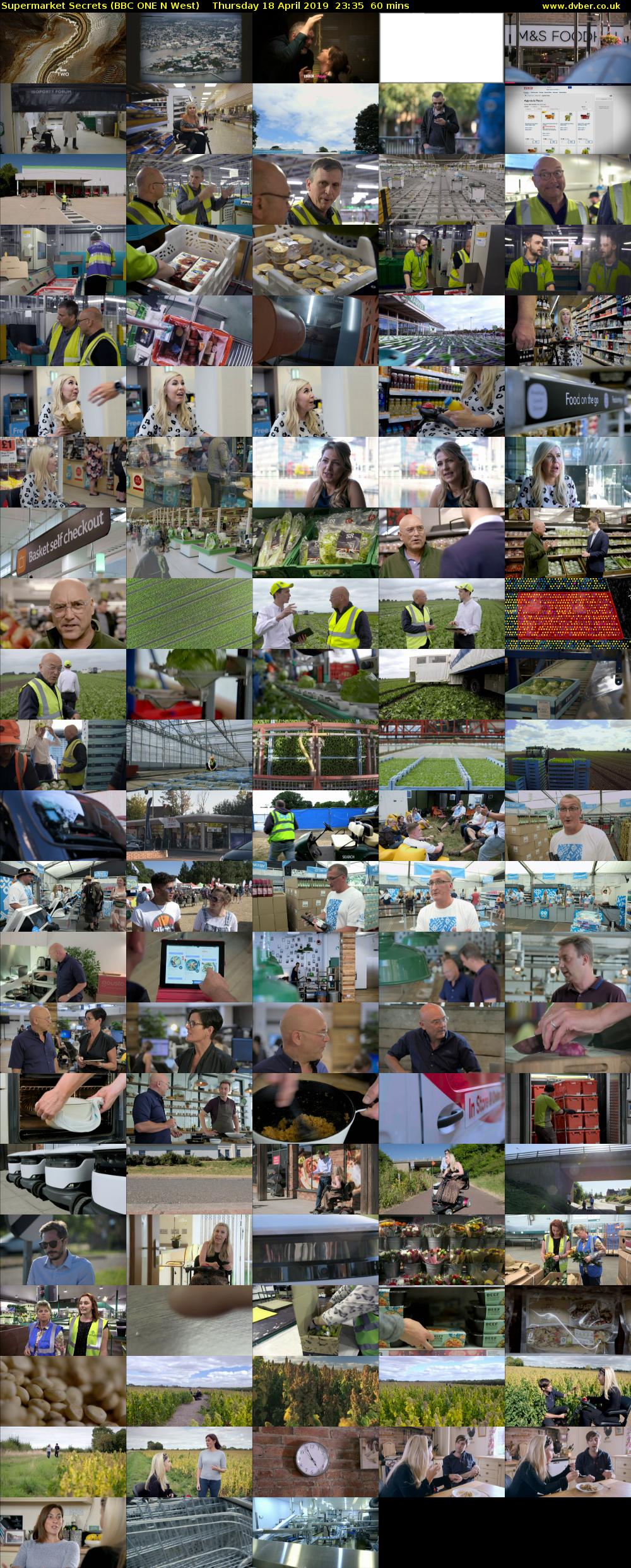 Supermarket Secrets (BBC ONE N West) Thursday 18 April 2019 23:35 - 00:35