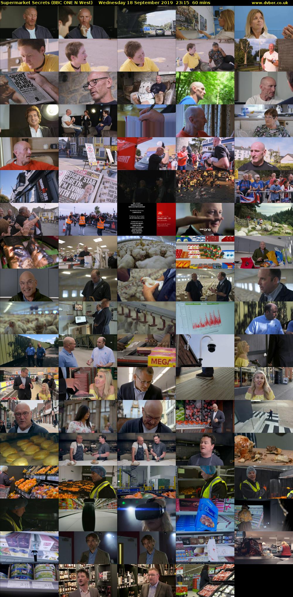 Supermarket Secrets (BBC ONE N West) Wednesday 18 September 2019 23:15 - 00:15