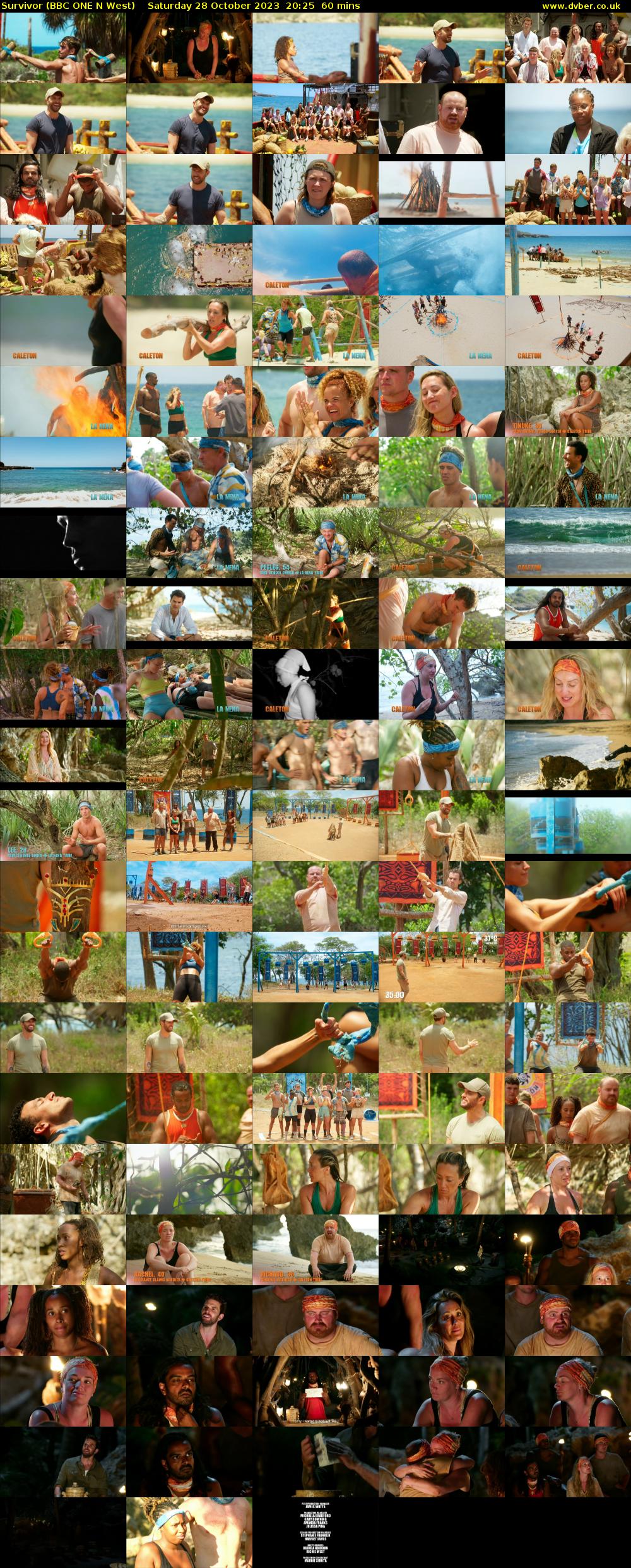 Survivor (BBC ONE N West) Saturday 28 October 2023 20:25 - 21:25