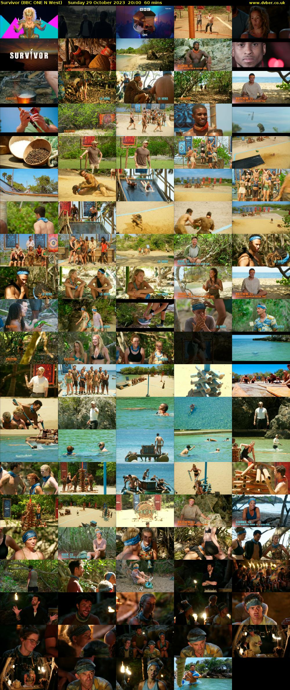 Survivor (BBC ONE N West) Sunday 29 October 2023 20:00 - 21:00