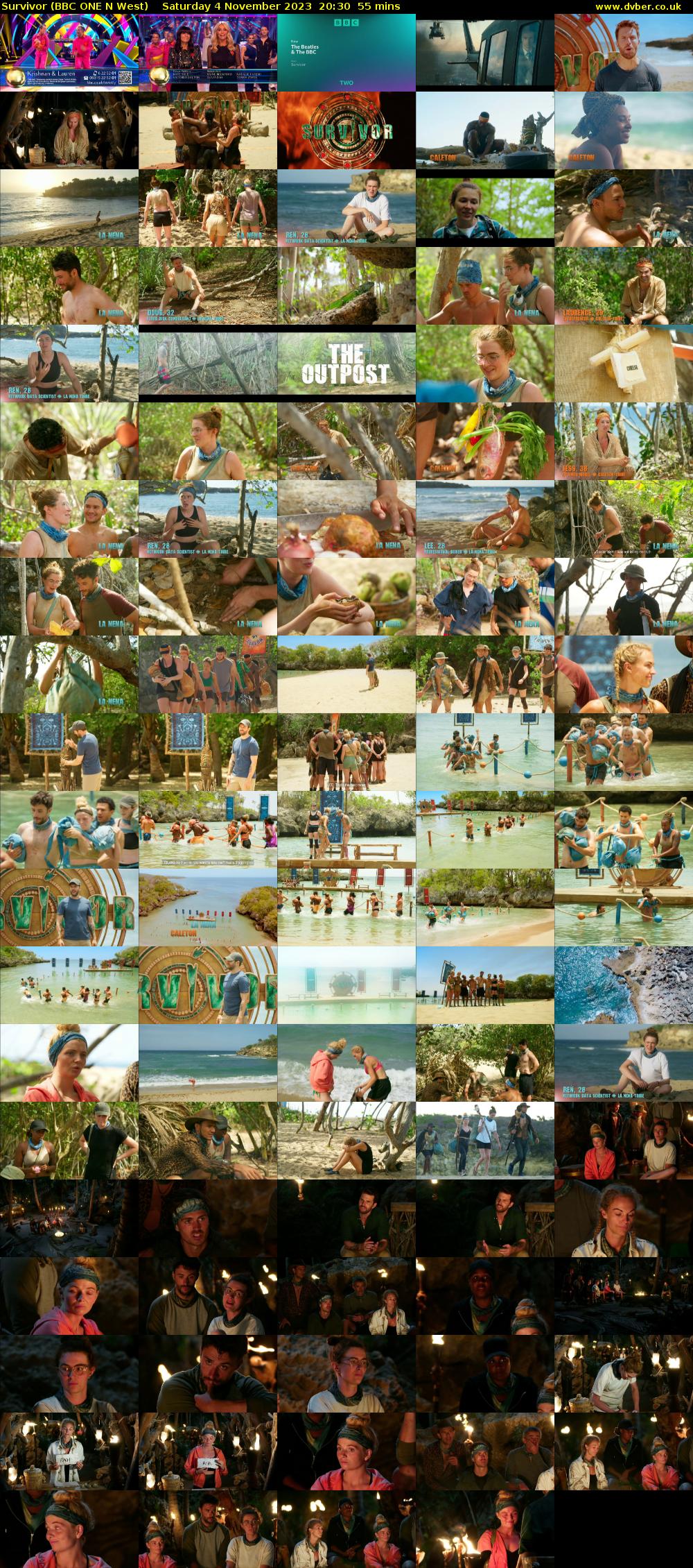 Survivor (BBC ONE N West) Saturday 4 November 2023 20:30 - 21:25
