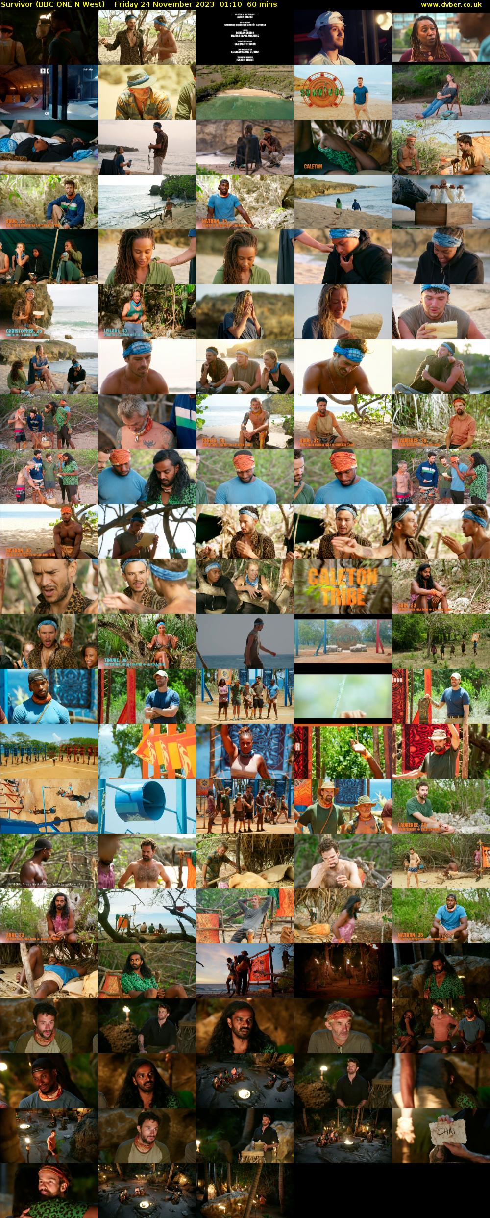 Survivor (BBC ONE N West) Friday 24 November 2023 01:10 - 02:10