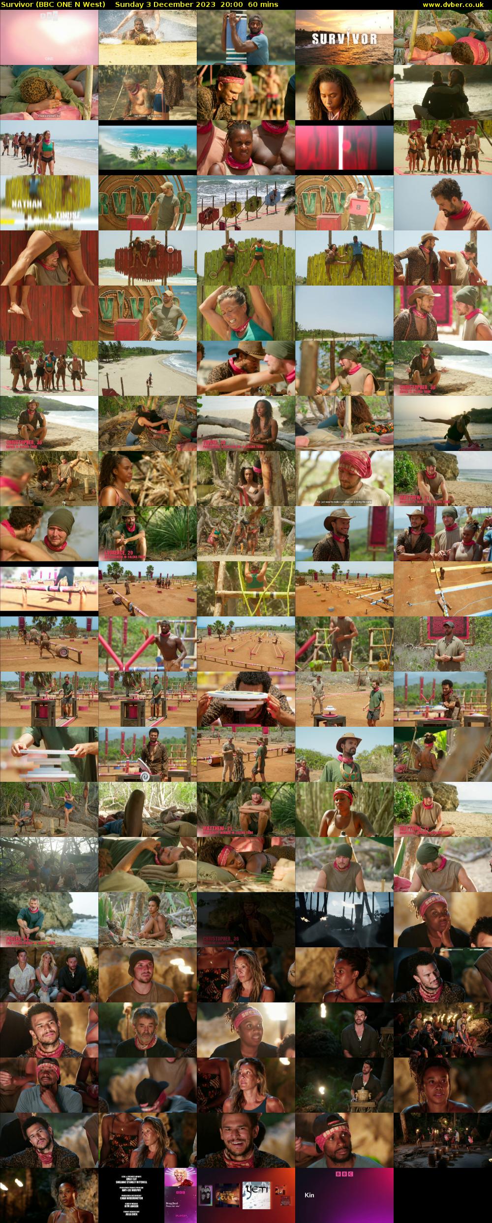 Survivor (BBC ONE N West) Sunday 3 December 2023 20:00 - 21:00