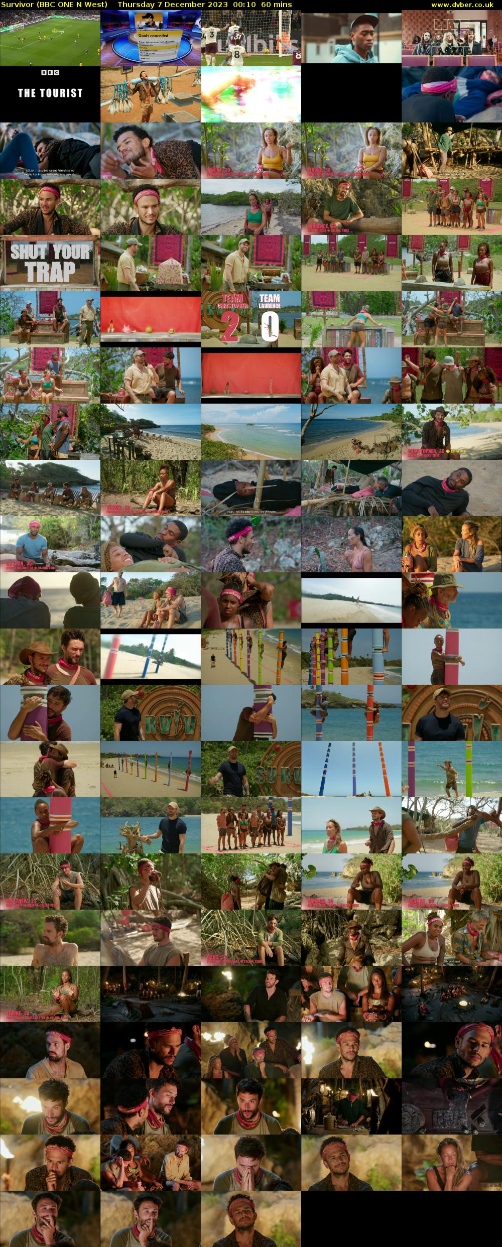 Survivor (BBC ONE N West) Thursday 7 December 2023 00:10 - 01:10
