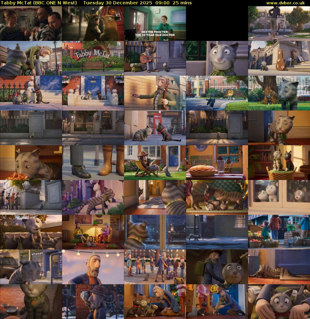Tabby McTat (BBC ONE N West) Tuesday 30 December 2025 09:00 - 09:25
